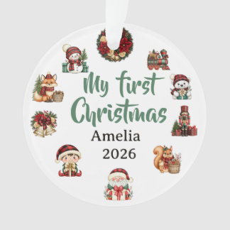 Mein erstes Weihnachten - Personalisierter Weihnac Ornament