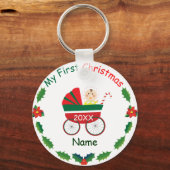 Mein erstes Weihnachten Schlüsselanhänger (Vorderseite)