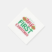 Mein erstes Weihnachten Serviette (Ecke)