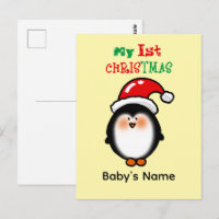 Mein erstes Weihnachten Süßer Pinguin