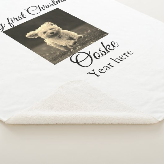 Mein erstes Weihnachts-Add-on für das Foto Sherpadecke (3/4)