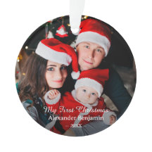 Mein erstes Weihnachts-Baby-Foto Custom