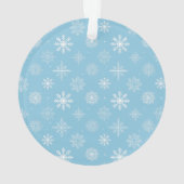 Mein erstes Weihnachts-Baby-Foto Light Blue Ornament (Rückseite)
