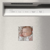 Mein erstes Weihnachts-Baby-Foto Magnet (In Situ (Geschirrspüler))
