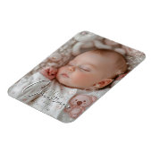 Mein erstes Weihnachts-Baby-Foto Magnet (Linke Seite)