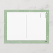 Mein erstes Weihnachts-Foto Feiertagspostkarte (Rückseite)