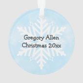 Mein erstes Weihnachts-neues Baby-Keepake Ornament (Rückseite)