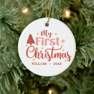 Mein erstes Weihnachtsbaby 1. Weihnachten individu Keramik Ornament