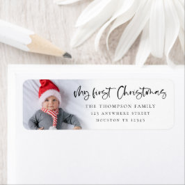 Mein erstes Weihnachtsbaby Foto Name Rücksendeadre