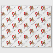 Mein erstes Weihnachtsbaby Giraffe Geschenkpapier (Flach)