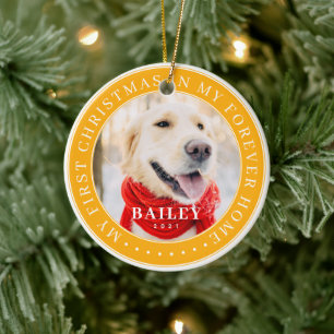 Mein erstes Weihnachtsfest für immer Zuhause Moder Keramik Ornament