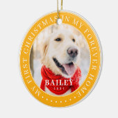 Mein erstes Weihnachtsfest für immer Zuhause Moder Keramik Ornament (Links)