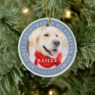 Mein erstes Weihnachtsfest für immer Zuhause Moder Keramik Ornament