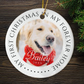 Mein erstes Weihnachtsfest für immer Zuhause Moder Keramik Ornament