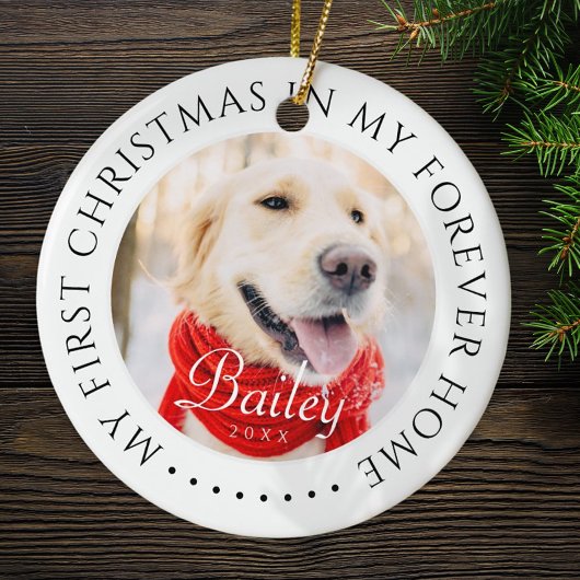 Mein erstes Weihnachtsfest für immer Zuhause Moder Keramik Ornament