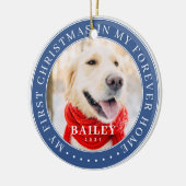 Mein erstes Weihnachtsfest für immer Zuhause Moder Keramik Ornament (Links)