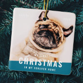 Mein erstes Weihnachtsfest für immer Zuhause Moder Keramikornament