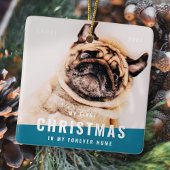 Mein erstes Weihnachtsfest für immer Zuhause Moder Keramikornament