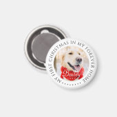 Mein erstes Weihnachtsfest für immer Zuhause Moder Magnet (Vorderseite/Rückseite)