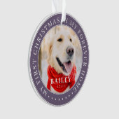 Mein erstes Weihnachtsfest für immer Zuhause Moder Ornament (Vorderseite)