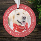 Mein erstes Weihnachtsfest für immer Zuhause Moder Ornament