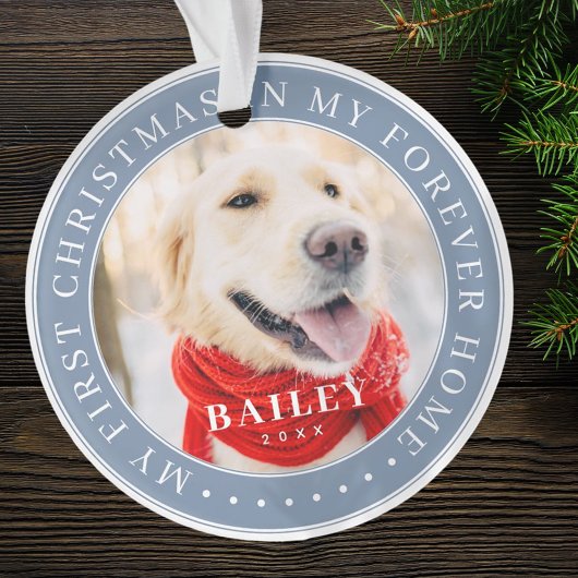 Mein erstes Weihnachtsfest für immer Zuhause Moder Ornament