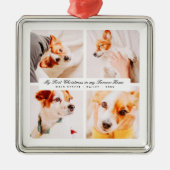 Mein erstes Weihnachtsfest für immer Zuhause Moder Ornament Aus Metall (Vorne)