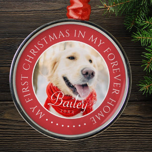 Mein erstes Weihnachtsfest für immer Zuhause Moder Ornament Aus Metall