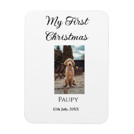 Mein erstes Weihnachtsgebäck mit dem Namen Hunde K Magnet