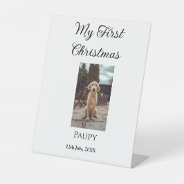 Mein erstes Weihnachtsgebäck mit dem Namen Hunde K Sockelschild