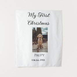 Mein erstes Weihnachtsgebäck mit dem Namen Hunde K Wandteppich