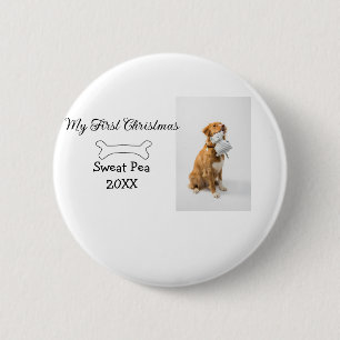 Mein erstes Weihnachtshaustier-Foto Name Jahr Knoc Button