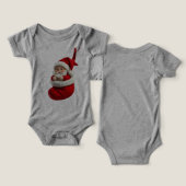 Mein erstes WeihnachtsOutfit - Baby Santa im Strum (Design Vorderseite & Rückseite)