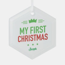 Mein erstes Weihnachtsschmuck