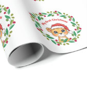 Mein erstes Weihnachtsschmuck Geschenkpapier (Rolleneckpunkt)