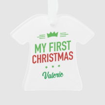 Mein erstes Weihnachtsschmuck