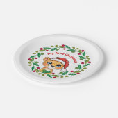 Mein erstes Weihnachtsschmuck Pappteller (Schrägansicht)