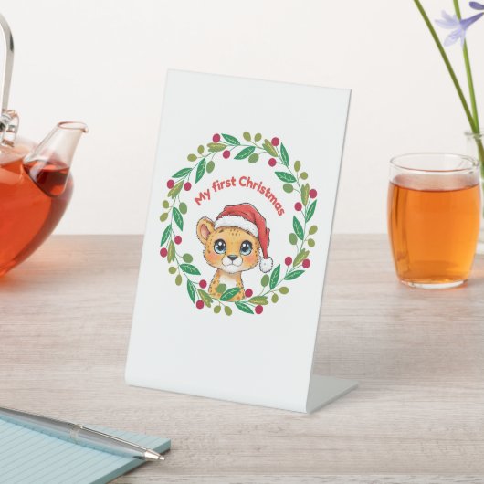 Mein erstes Weihnachtsschmuck Sockelschild (In SItu)