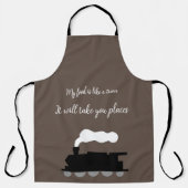 mein Essen bringt dich dorthin Schürze (Vorderseite)