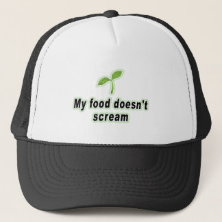 Mein Essen schreit nicht nach Veganer Pflanze Truckerkappe