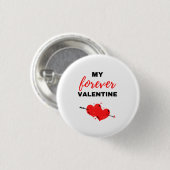 Mein ewig Valentinin Black Button (Vorne & Hinten)