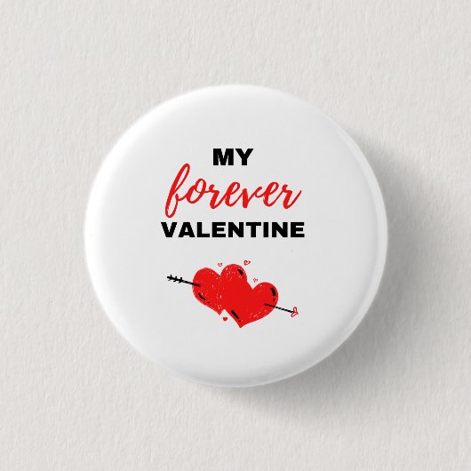 Mein ewig Valentinin Black Button (Vorderseite)