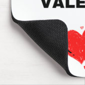Mein ewig Valentinin Black Mousepad (Ecke)