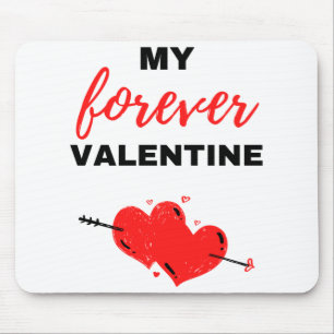 Mein ewig Valentinin Black Mousepad