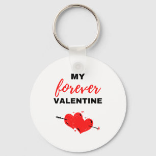 Mein ewig Valentinin Black Schlüsselanhänger