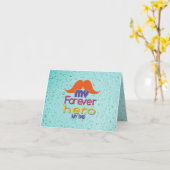 Mein ewiger Held Mein Vater Karte (Gelbe Blume)