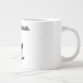 "MEIN EX-MANN" SCHÄDEL Jumbo-Tasse (Rechts)