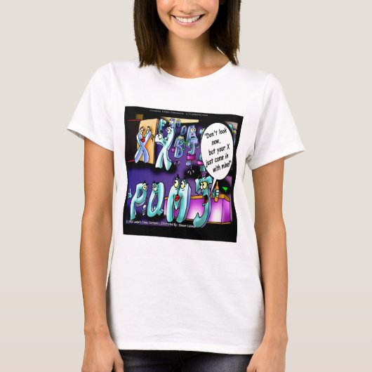 Mein Ex und dein Ex Funny T-Shirt (Vorderseite)