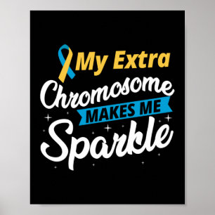 Mein extra Chromosom-Down-Syndrom Poster