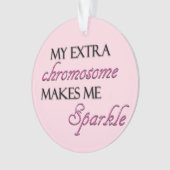 Mein Extrachromosom lässt mich funkeln, Ornament (Vorderseite)